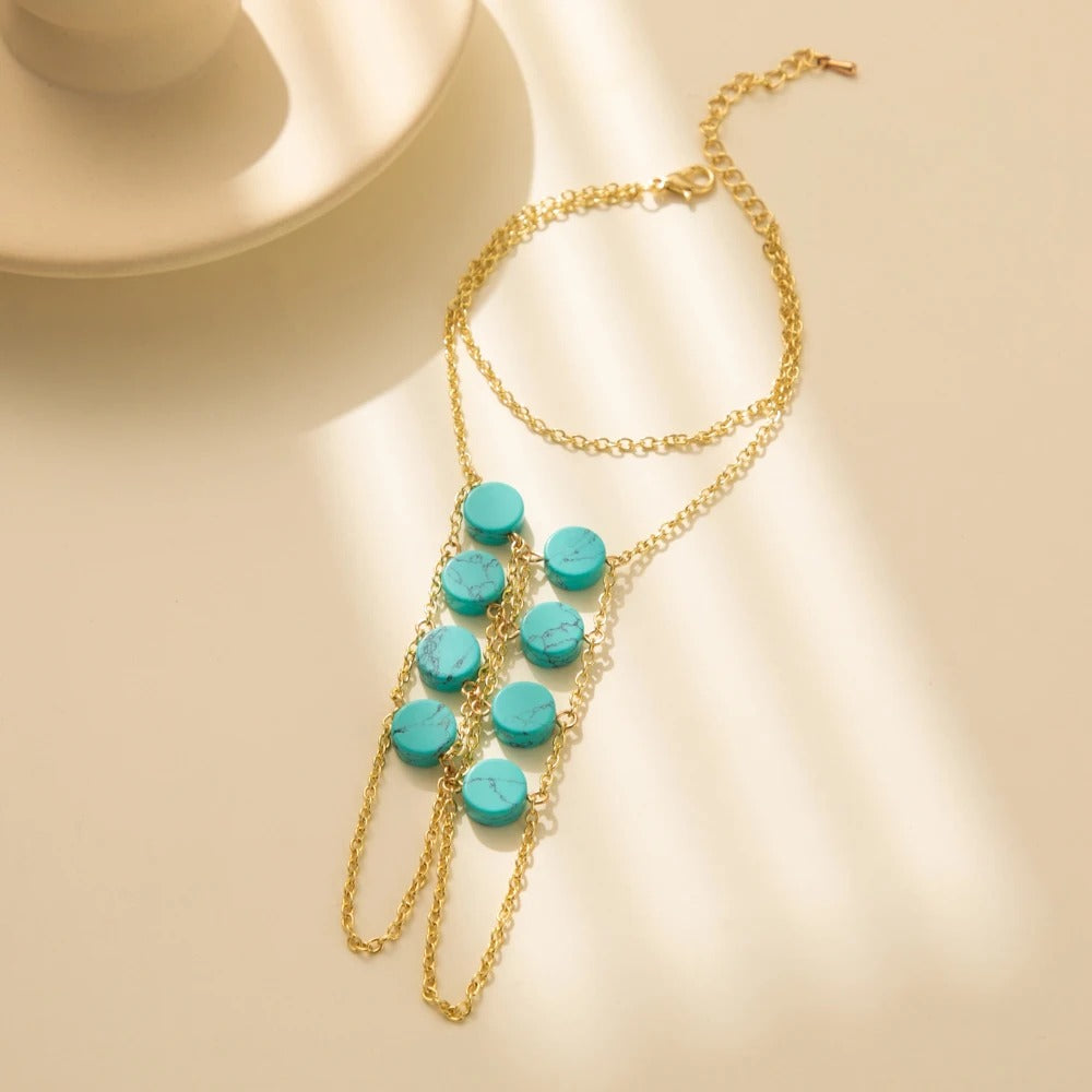 Turquoise Hand Chain