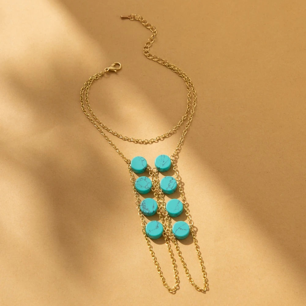 Turquoise Hand Chain